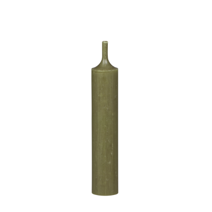 Short Dinner Candle Olive