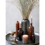 Candle Stickholder With Leaves
