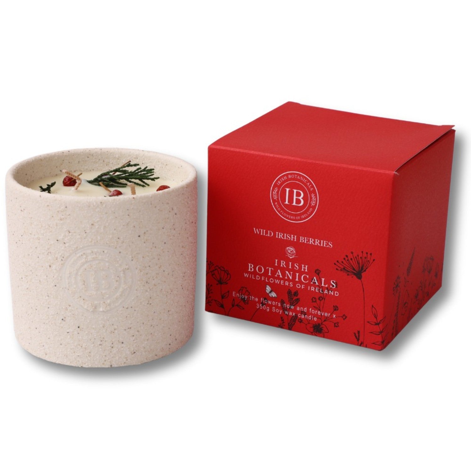 Wild Irish Berries Ceramic Candle